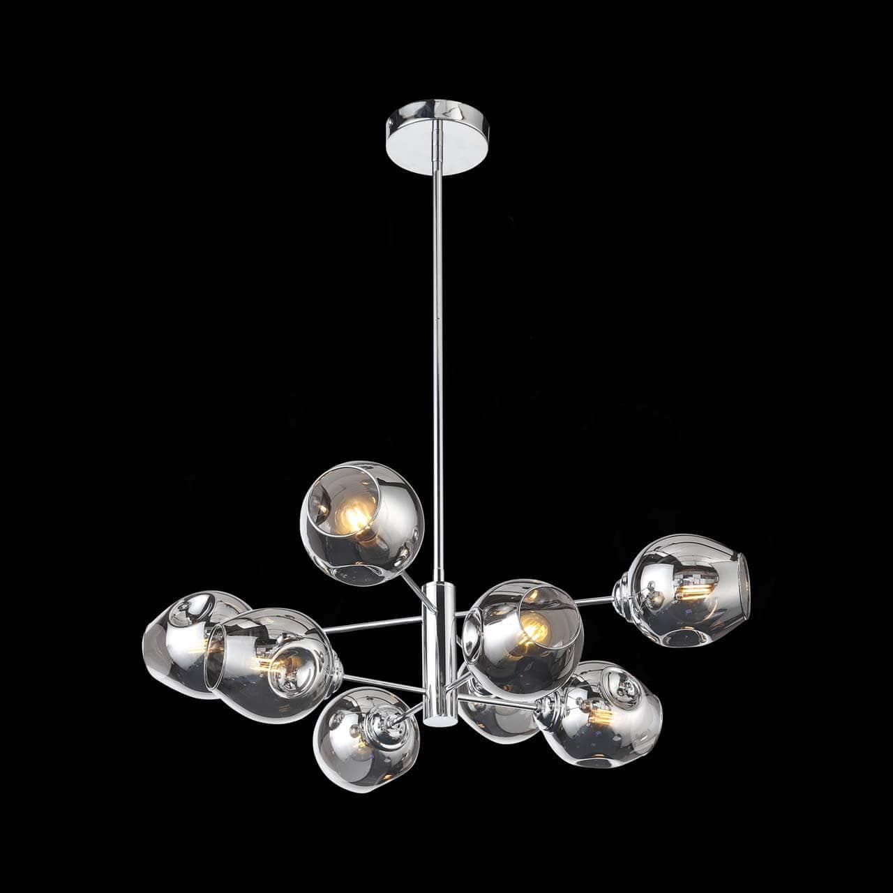 ST Luce SL1500.103.08 Светильник подвесной Золото/Дымчатый E14 8*40W — миниатюра 2