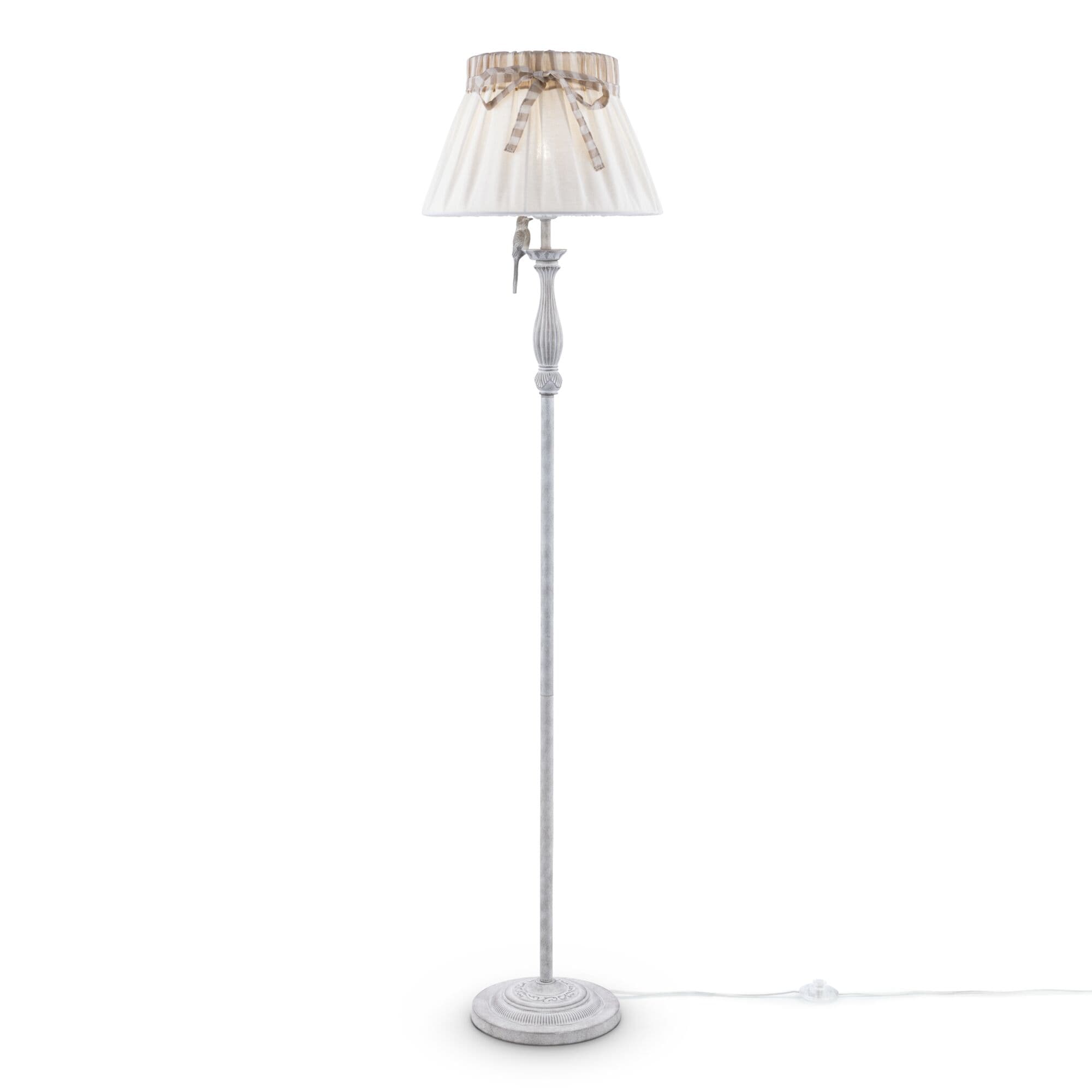 Maytoni Elegant Bird Белый Антик Торшер 1xE27 40W ARM013-22-W — миниатюра 3