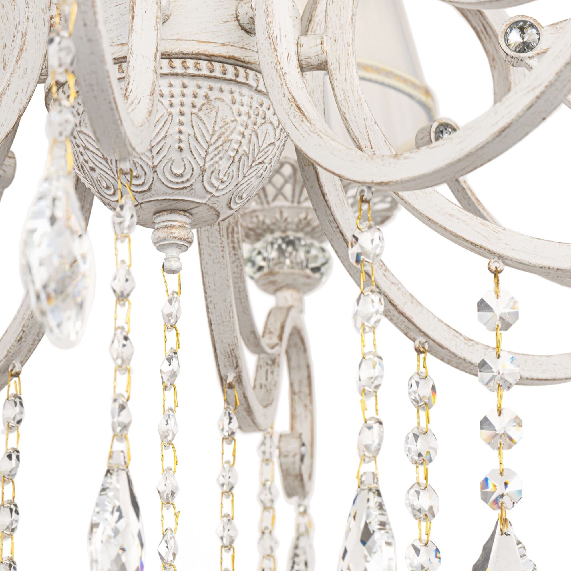 Maytoni Elegant Grace Белый с Золотом Люстра 10xE14 40W ARM247-10-G — миниатюра 4