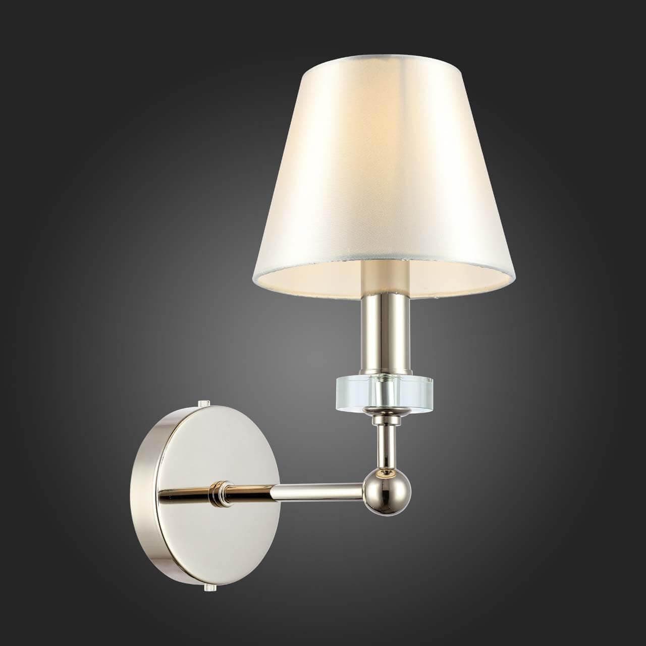 ST Luce SL1755.151.01 Светильник настенный Никель/Белый E14 1*40W — миниатюра 4