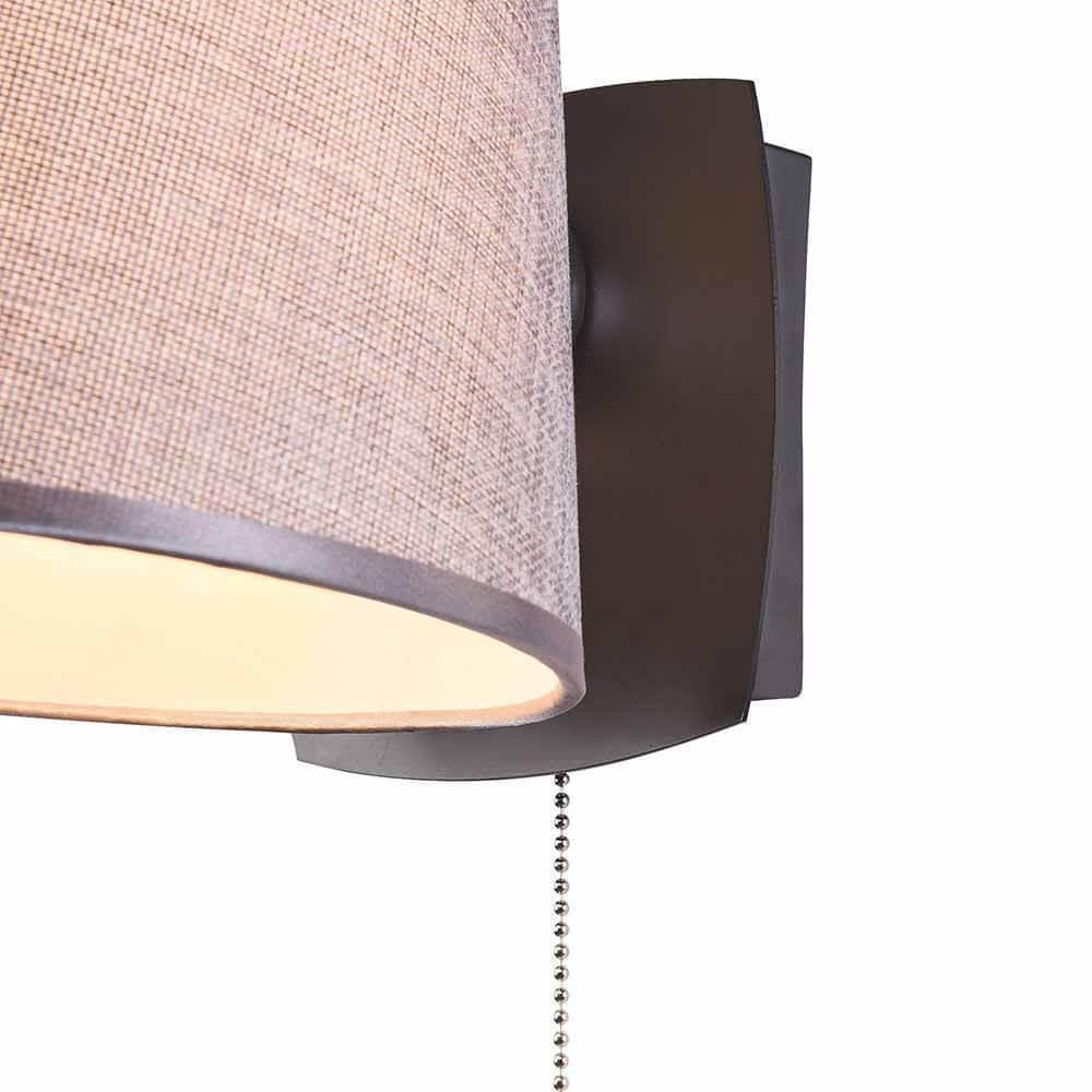 Maytoni Modern Bergamo Черный и Хром Бра 1xE27 60W MOD613WL-01B — миниатюра 6