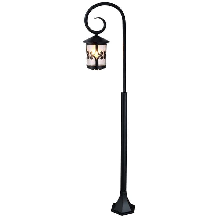 Arte Lamp Persia Черный/Прозрачный Светильник уличный наземный 1x75W E27