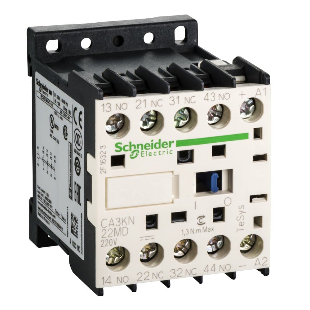 SE Auxiliary contactors Промежуточное реле 2НО+2НЗ, цепь управления 220В DC CA3KN22MD