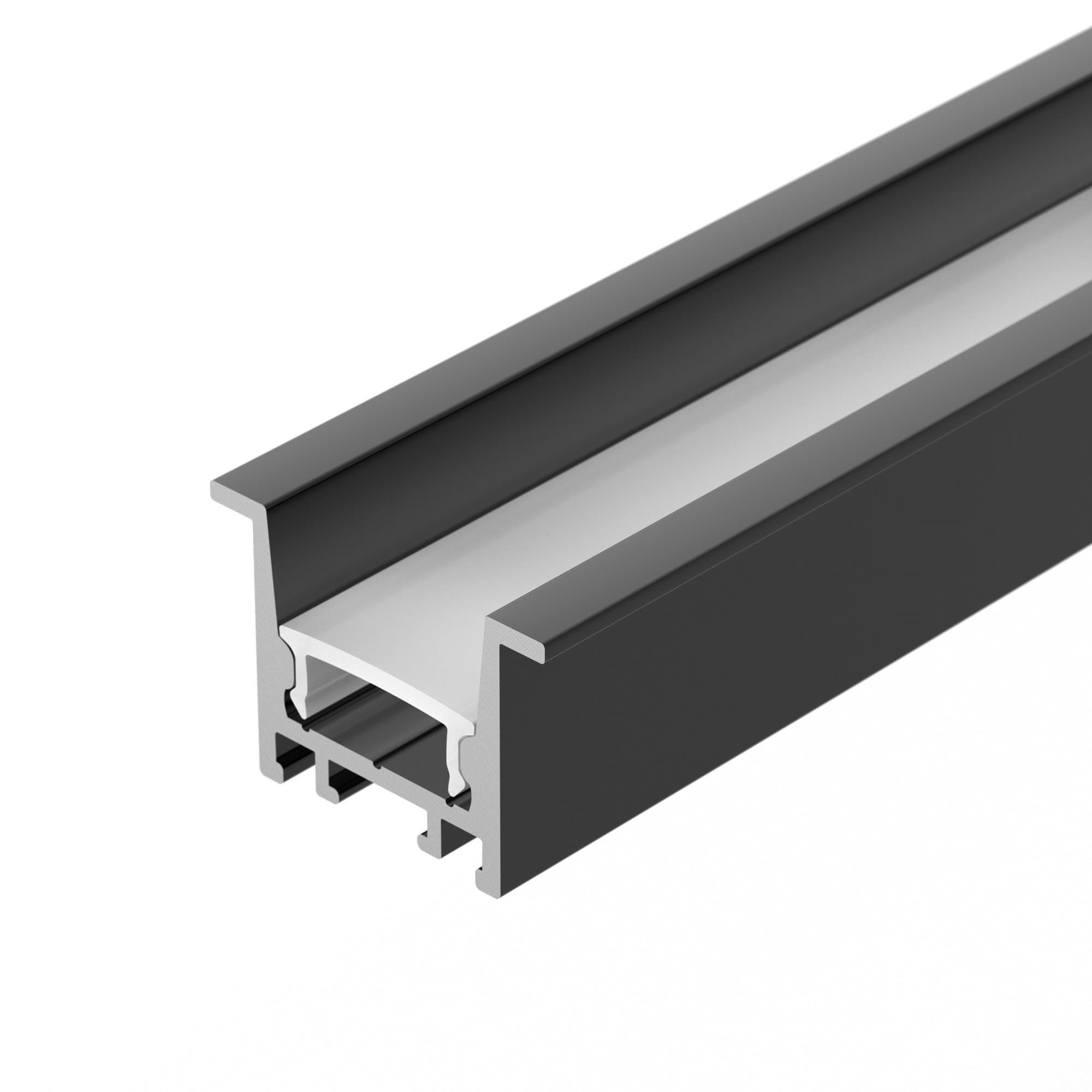 Arlight Профиль SL-COMFORT-2316-F-2000 ANOD BLACK (Алюминий) 031769 — миниатюра 1