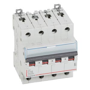 Legrand DX3 Автоматический выключатель 4P 16A (С) 10kA/16kA 409336 — миниатюра 2