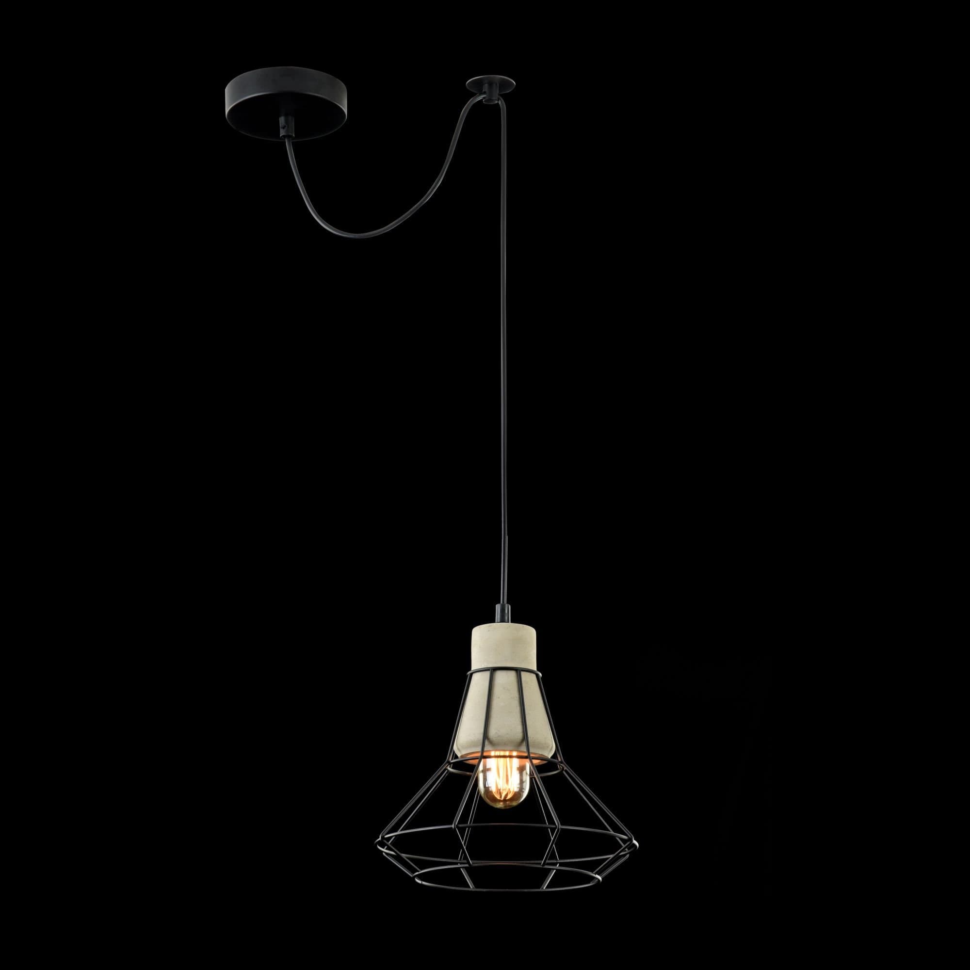 Maytoni Loft Gosford Черный Подвес 1xE27 40W T452-PL-01-GR — миниатюра 2