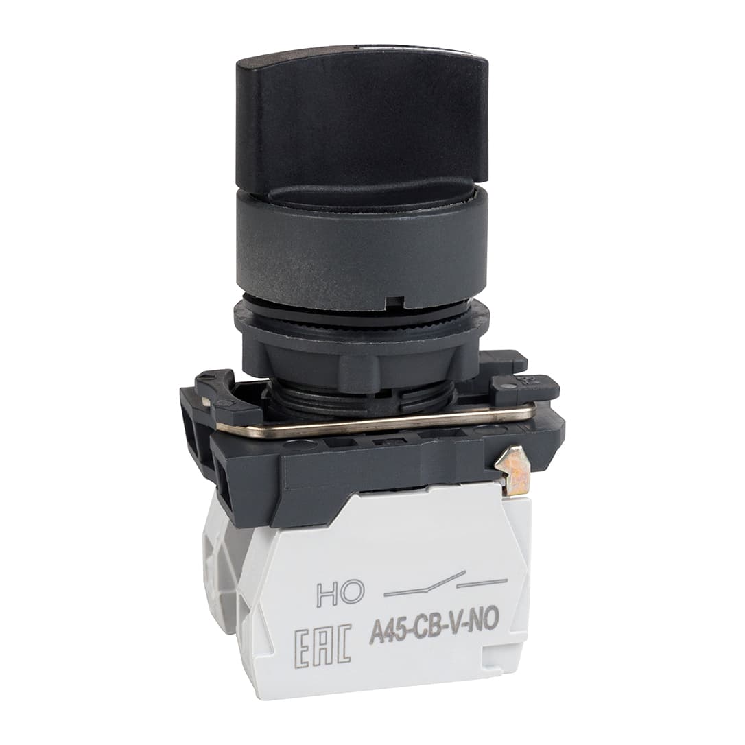 КЭАЗ Переключатель OptiSignal D22 C5-S-21 2 положения пластик 1НО XB5AD21