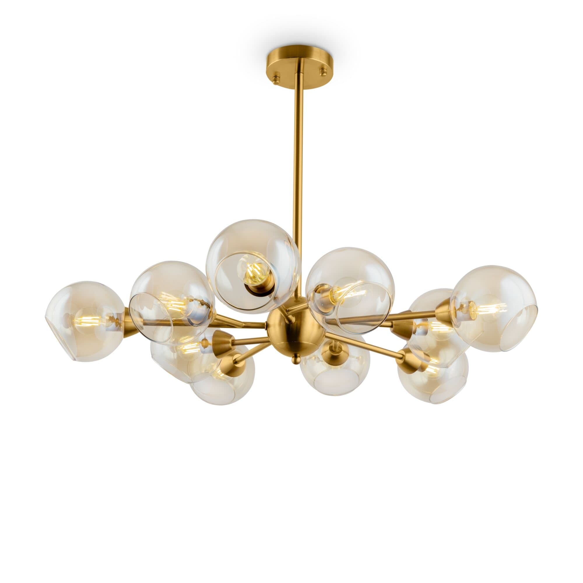 Freya Modern Sherry Латунь антик Люстра FR5121PL-10G — миниатюра 2