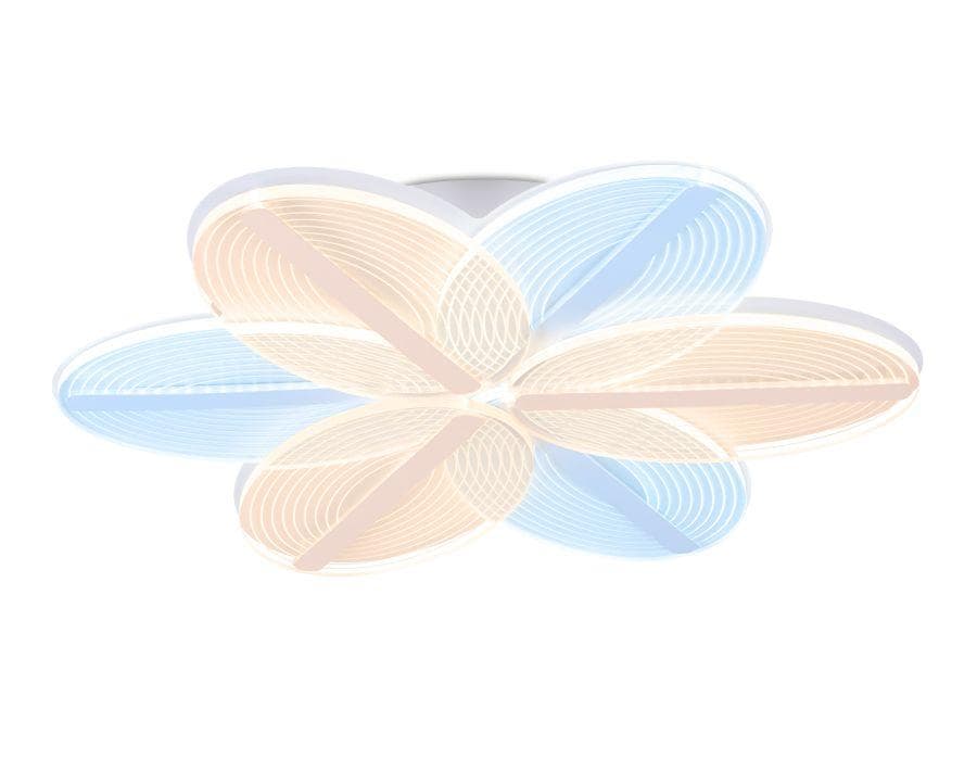 Ambrella Потолочный светодиодный светильник с пультом AK4309/6 WH белый 85W 520*470*80 (ПДУ РАДИО 2.4) — миниатюра 3