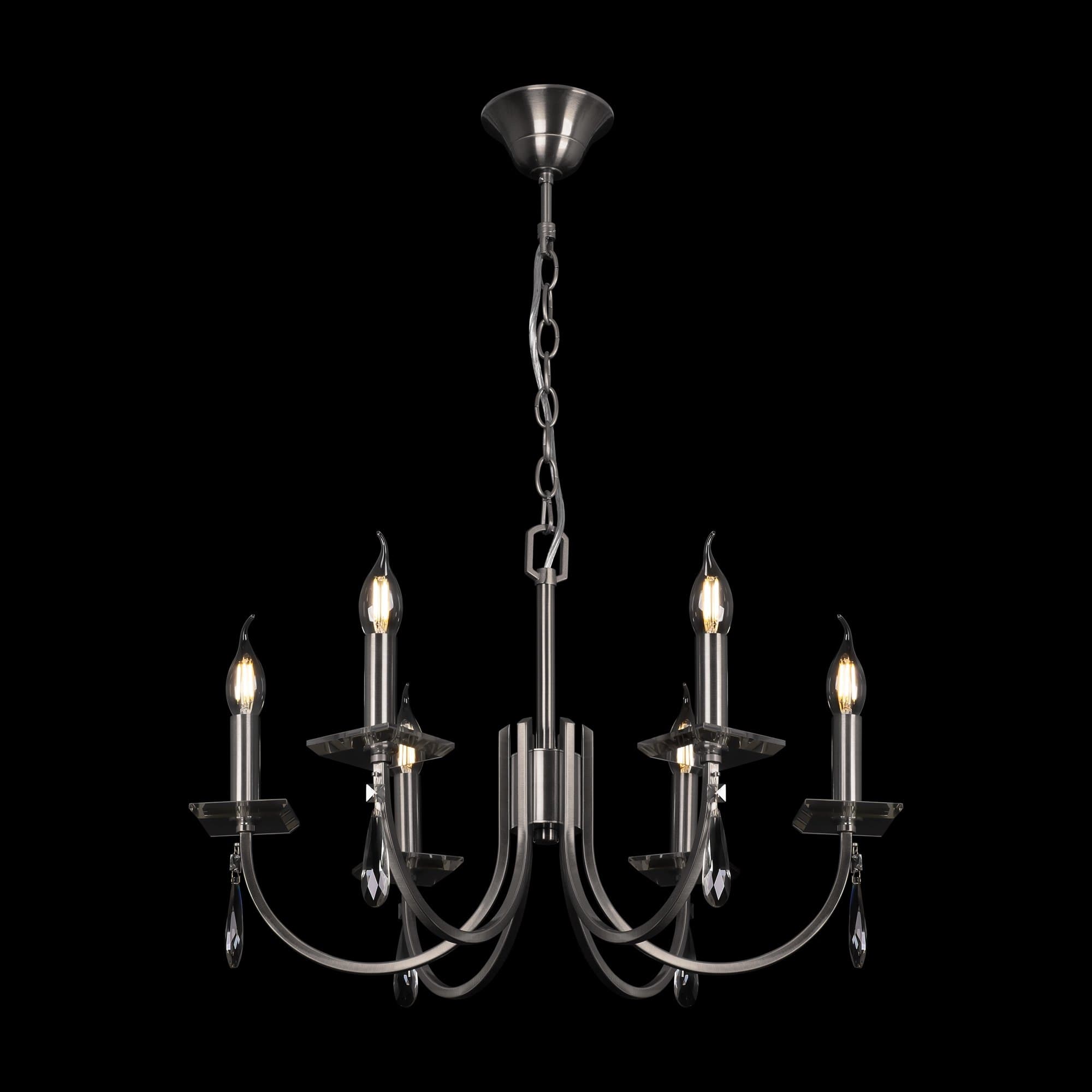 Freya Crystal Никель Люстра FR1006PL-06N — миниатюра 3