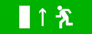 EKF PROxima Пиктограмма "Направление прямо" 320х120мм (для EXIT, SAFEWAY-40)