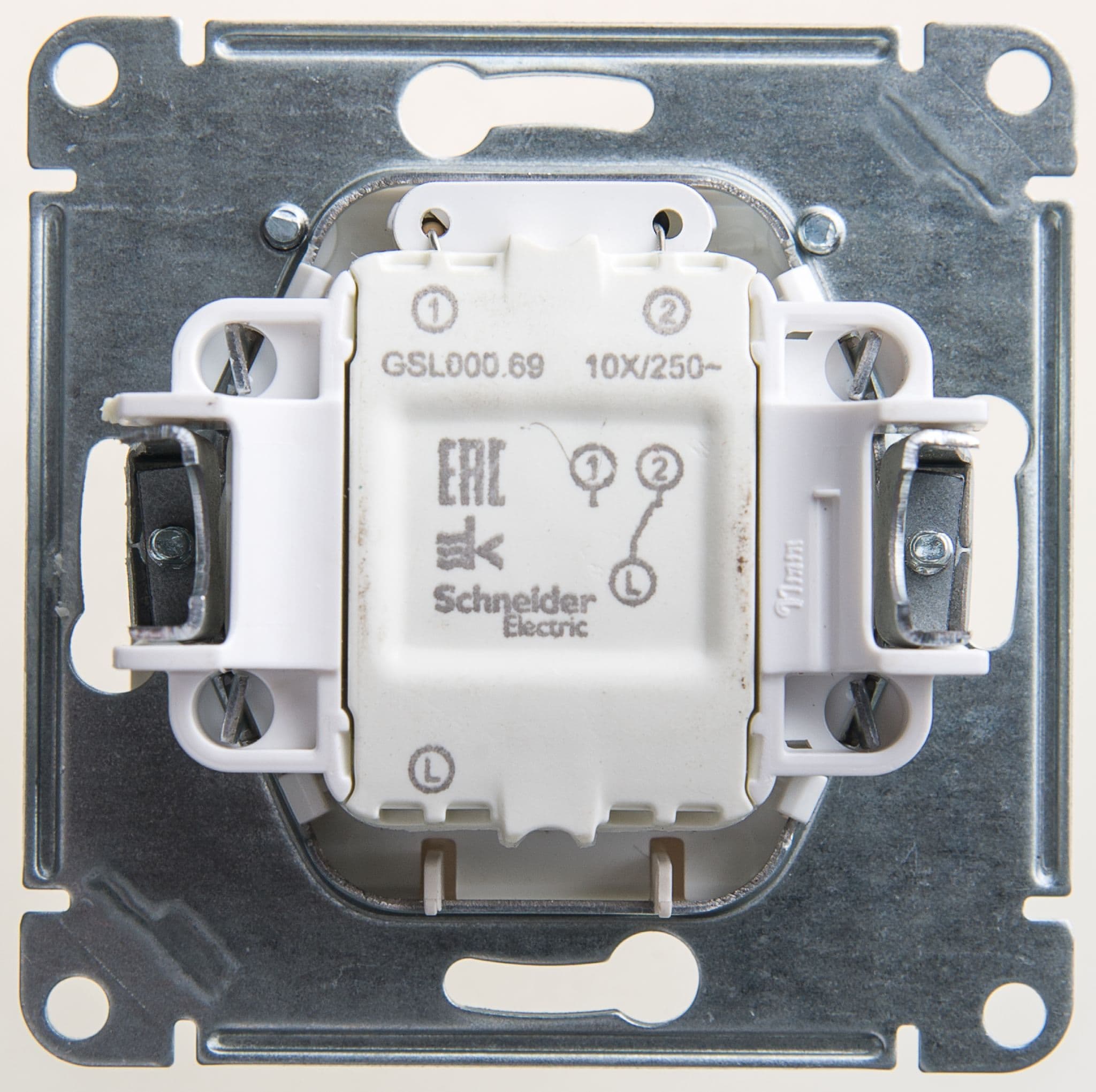 Systeme Electric Glossa Перламутр Выключатель карточный, сх.6 — миниатюра 2