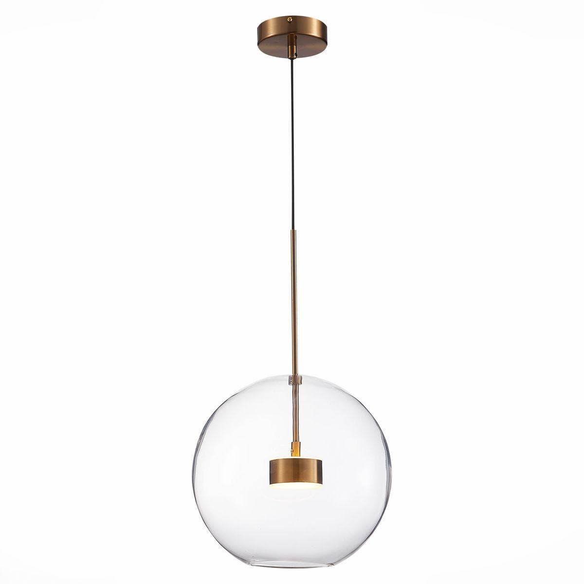 ST LUCE SL1133.233.01 Светильник подвесной ST-Luce Латунь/Прозрачный LED 1*14W — миниатюра 2