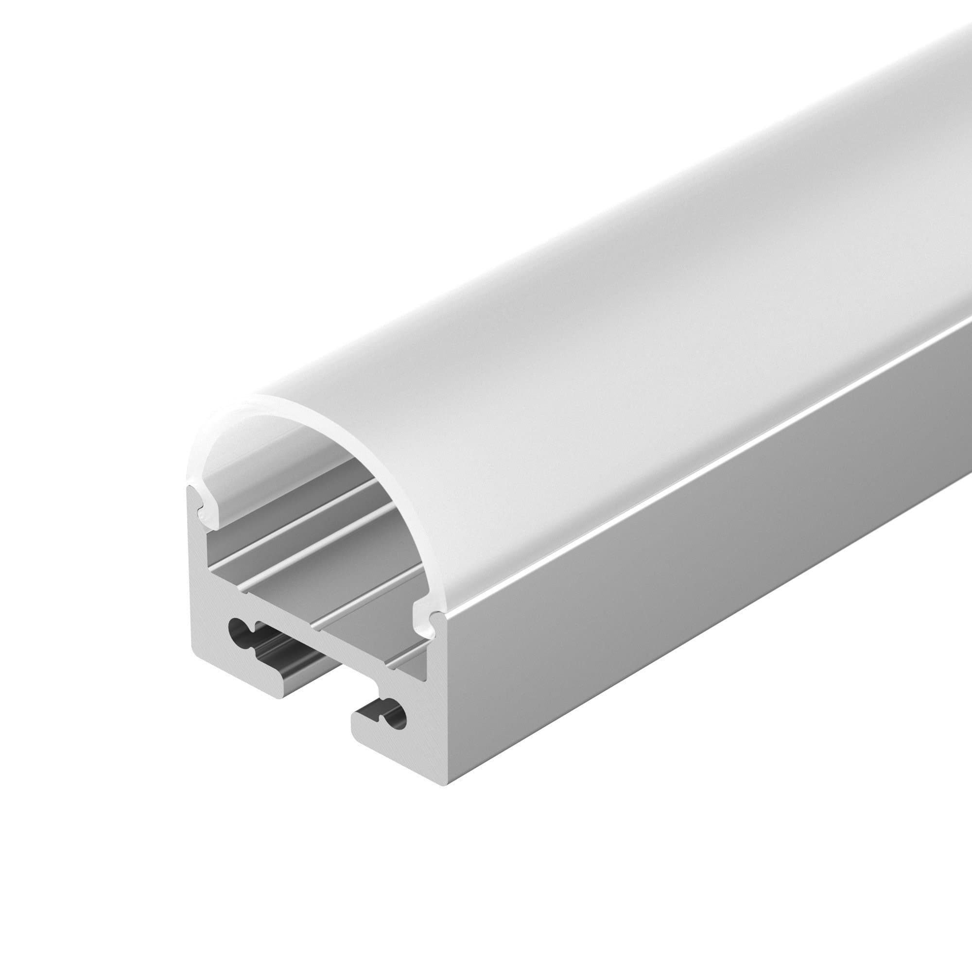 Arlight Профиль с экраном SL-LINE-2011M-2500 ANOD+OPAL ROUND (Алюминий) 025871 — миниатюра 1