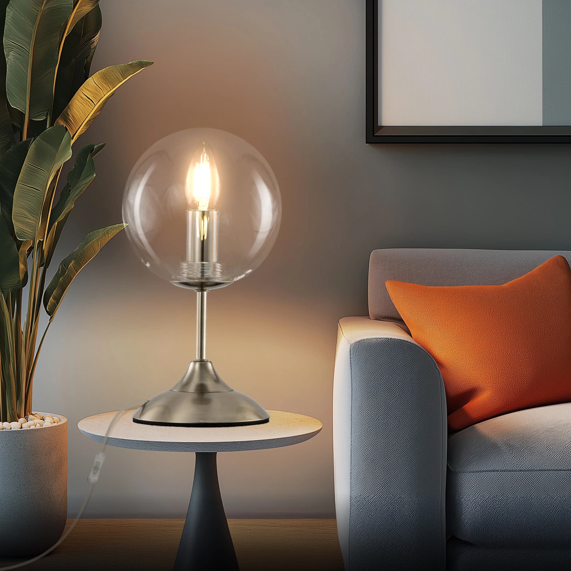 Citilux CL102811 Томми Хром Мат. Светильник Настольный — миниатюра 5