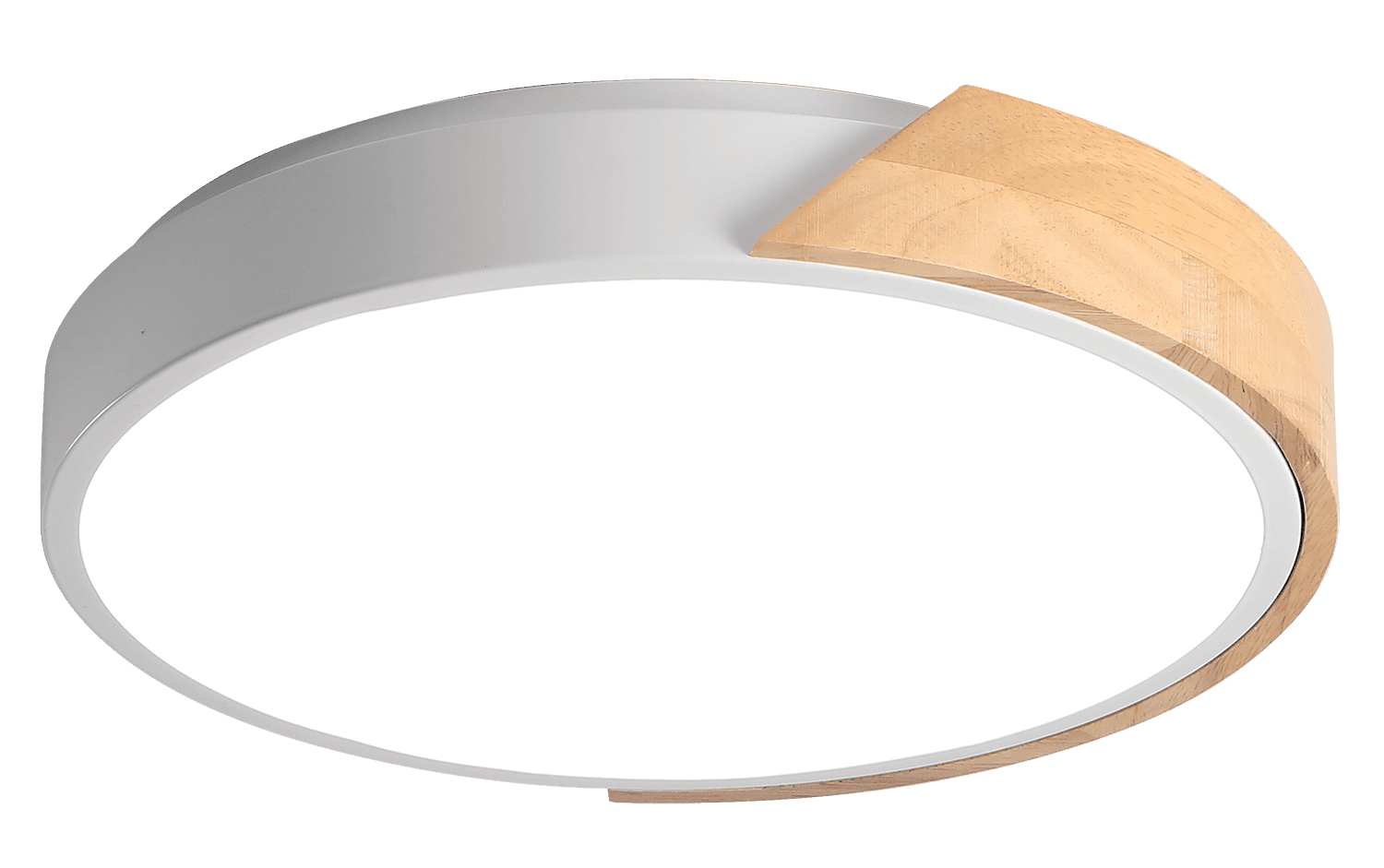 Jazzway Светильник PPB Sсandic-R 36w 4000K GR/W IP20 D380*50 .5037090