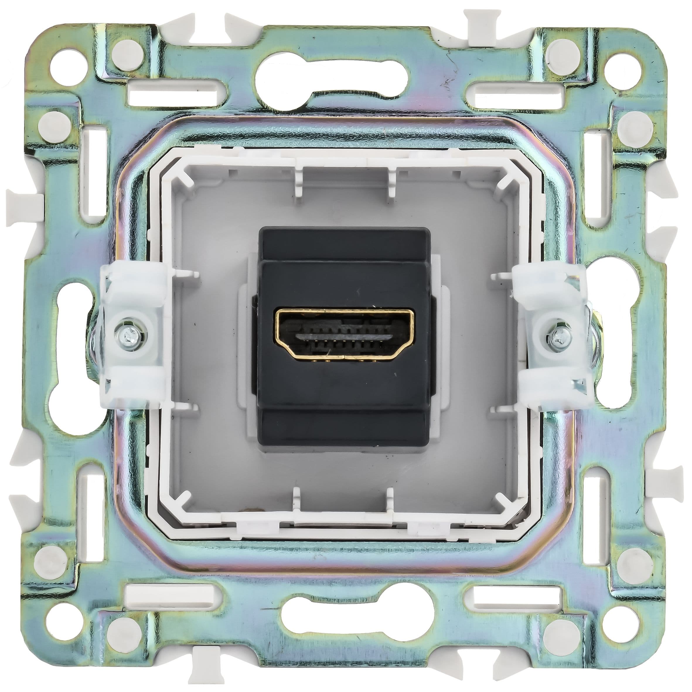 IEK SKANDY Никель Розетка HDMI SK-H01N — миниатюра 5