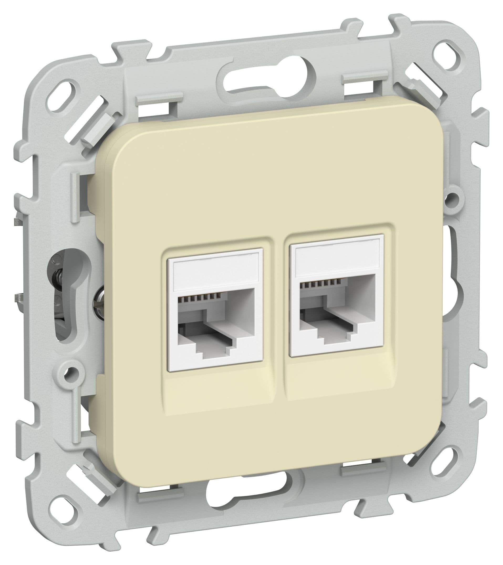 IEK FLITE Навахо Розетка 2-местная компьютерная RJ45 категория 5Е UTP