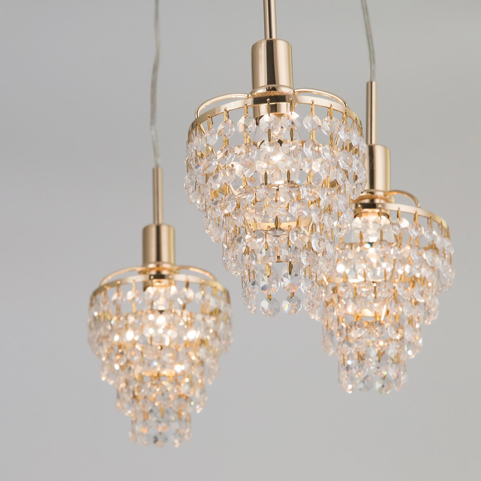 Citilux CL322261 Контур Зол.+Прозр Светильник Люстра — миниатюра 4