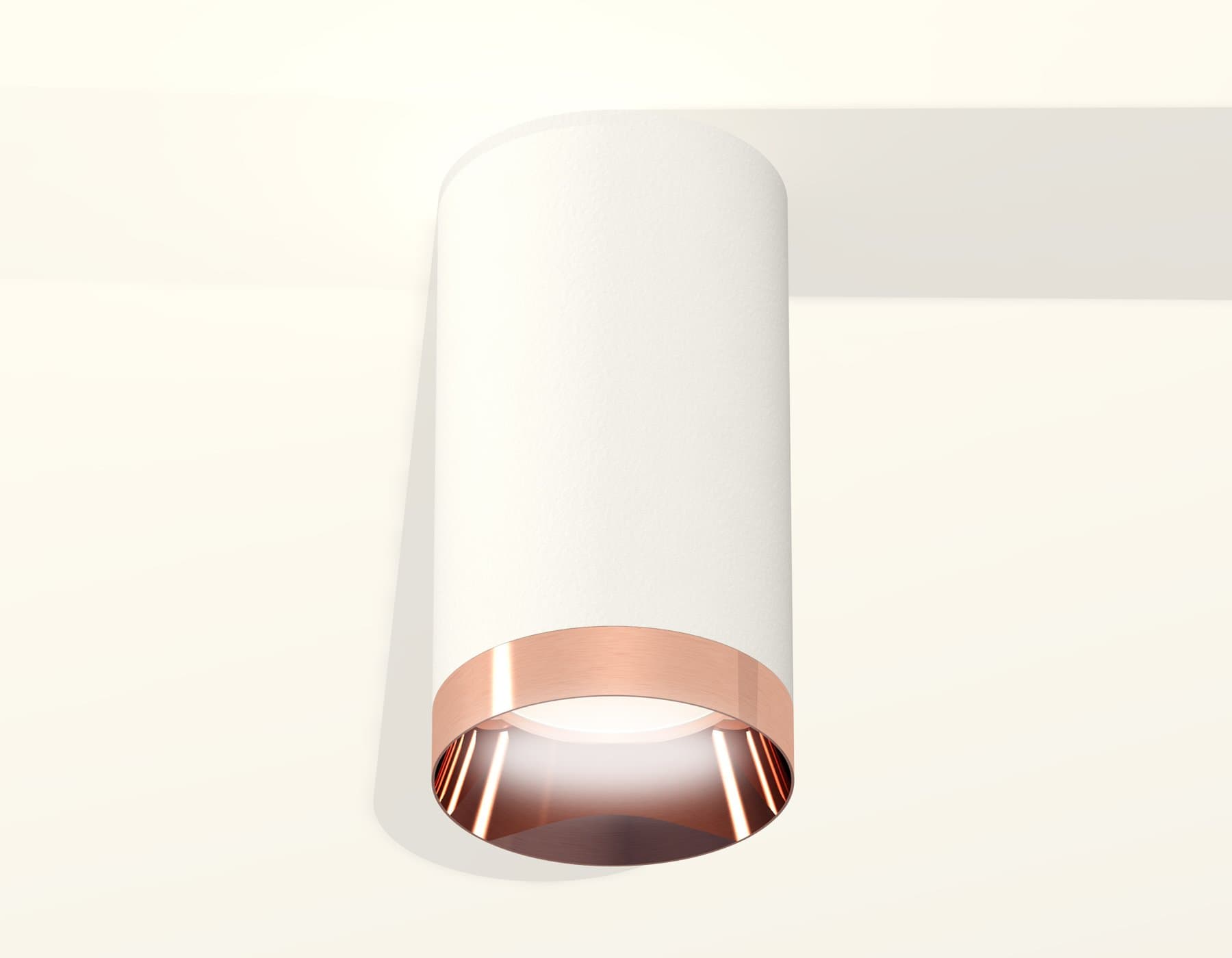 Ambrella Комплект накладного светильника XS6322025 SWH/PPG белый песок/золото розовое полированное MR16 GU5.3 (C6322, N6135) — миниатюра 3