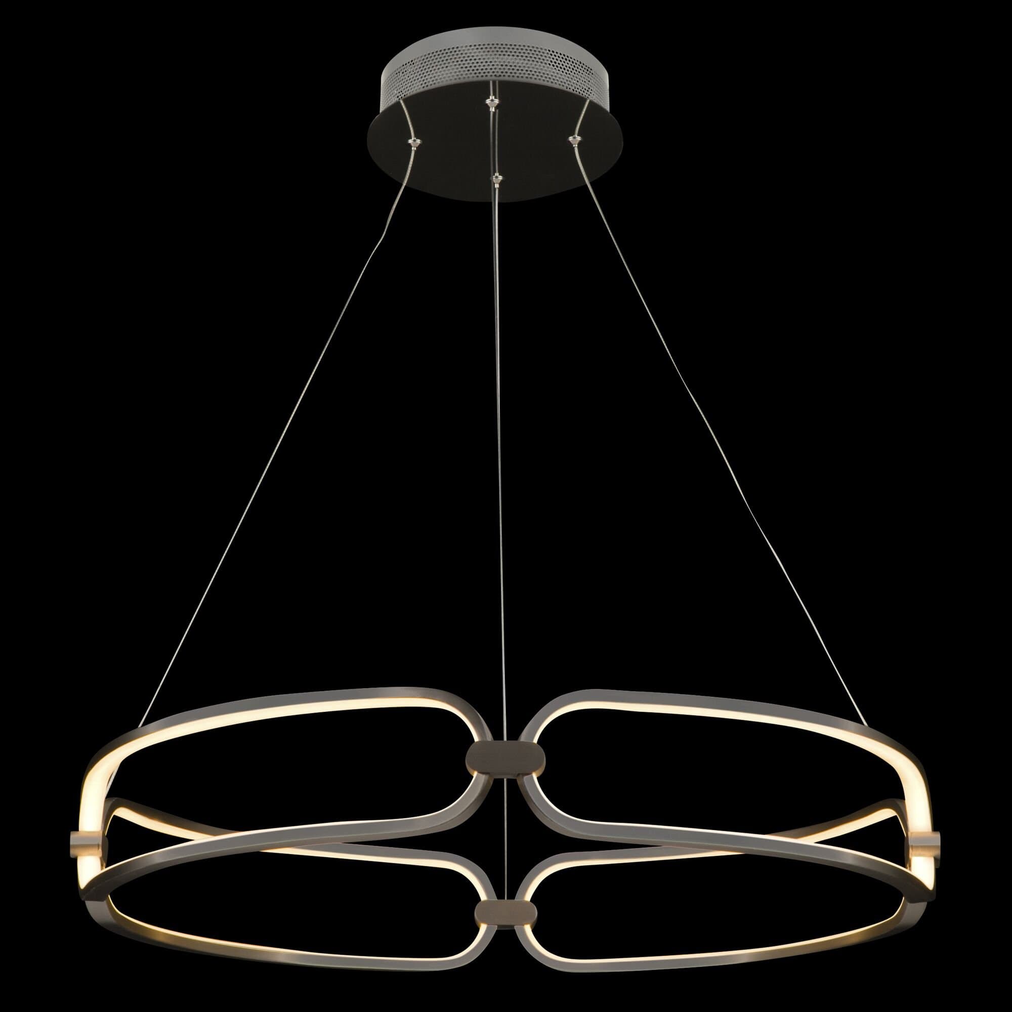 Maytoni Modern Chain Никель Подвесной светильник LED 50W 3500Лм MOD017PL-L50N — миниатюра 2