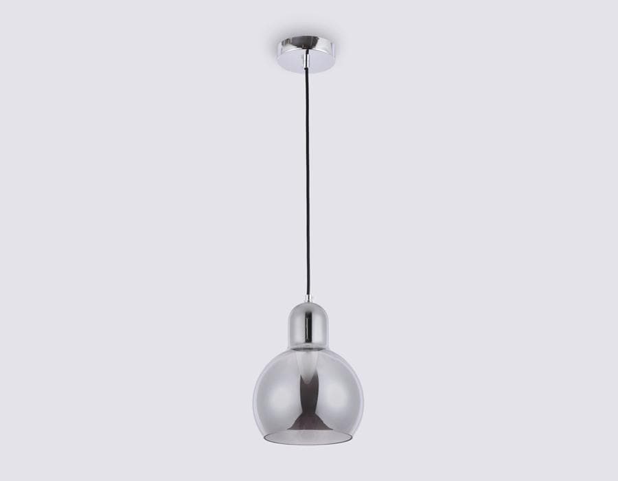 Ambrella Подвесной светильник TR3516 CH/SM хром/дымчатый E27 max 40W D180*1200 — миниатюра 3