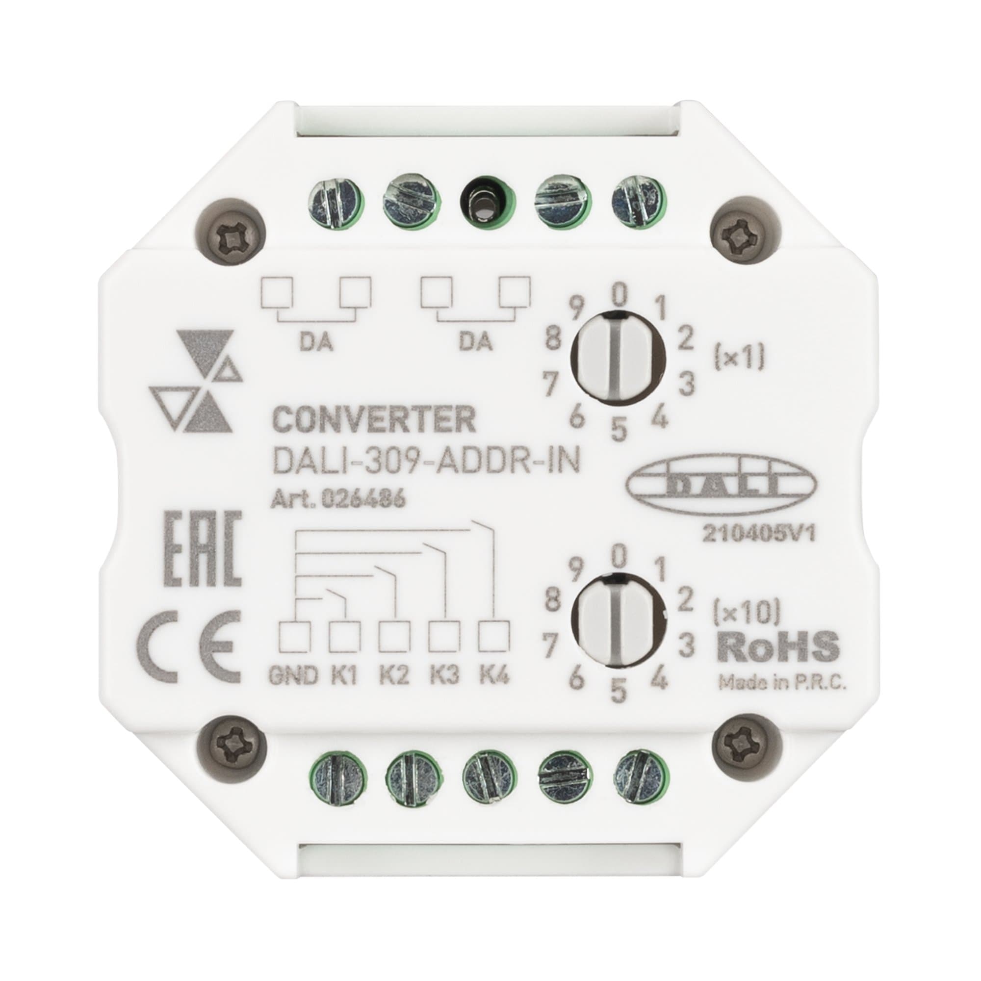 Arlight INTELLIGENT Конвертер DALI-309-ADDR-IN (DALI bus) (INTELLIGENT -) 026486 — миниатюра 2