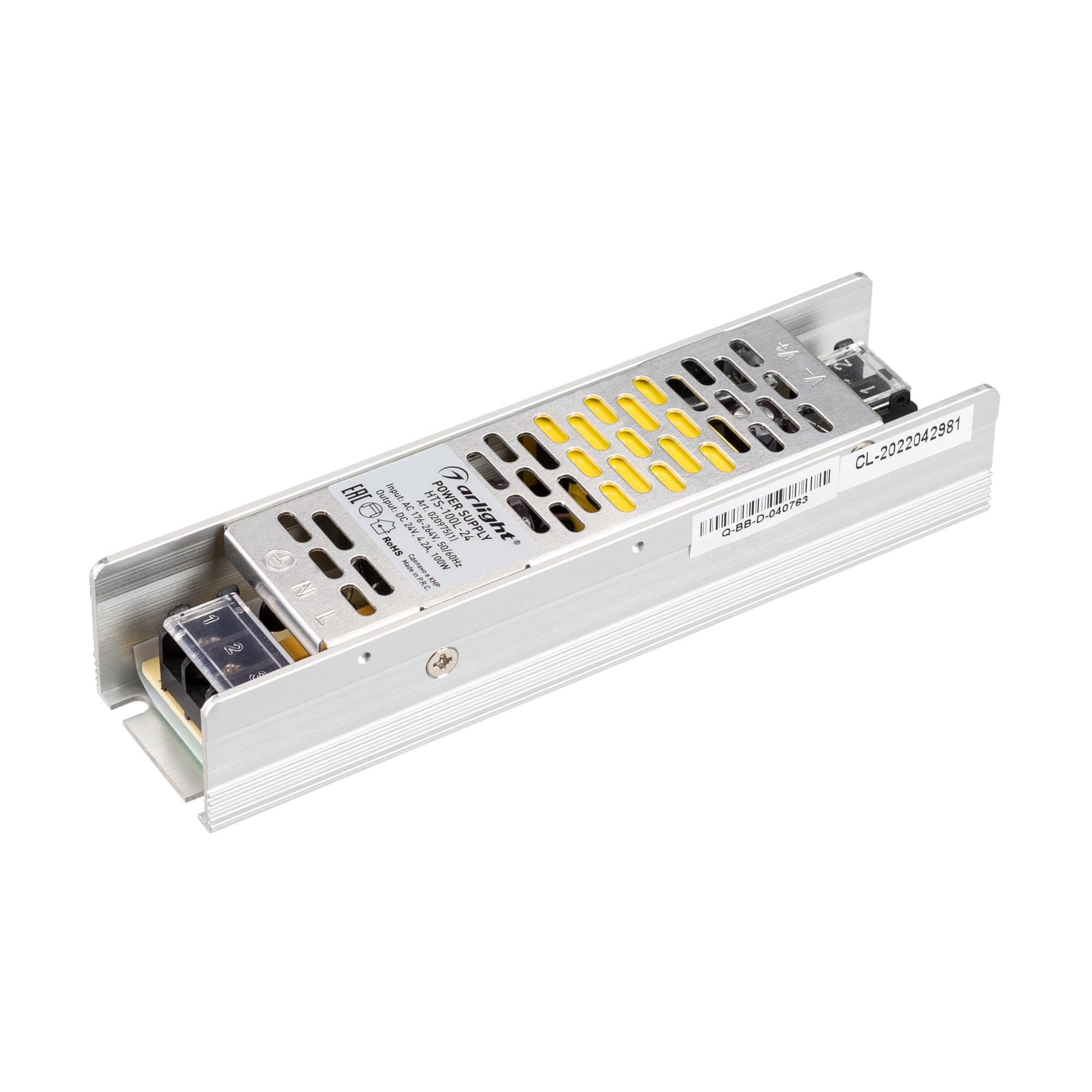 Arlight Блок питания HTS-100L-24 (24V, 4.2A, 100W) (IP20 Сетка, 3 года) 020975(1)