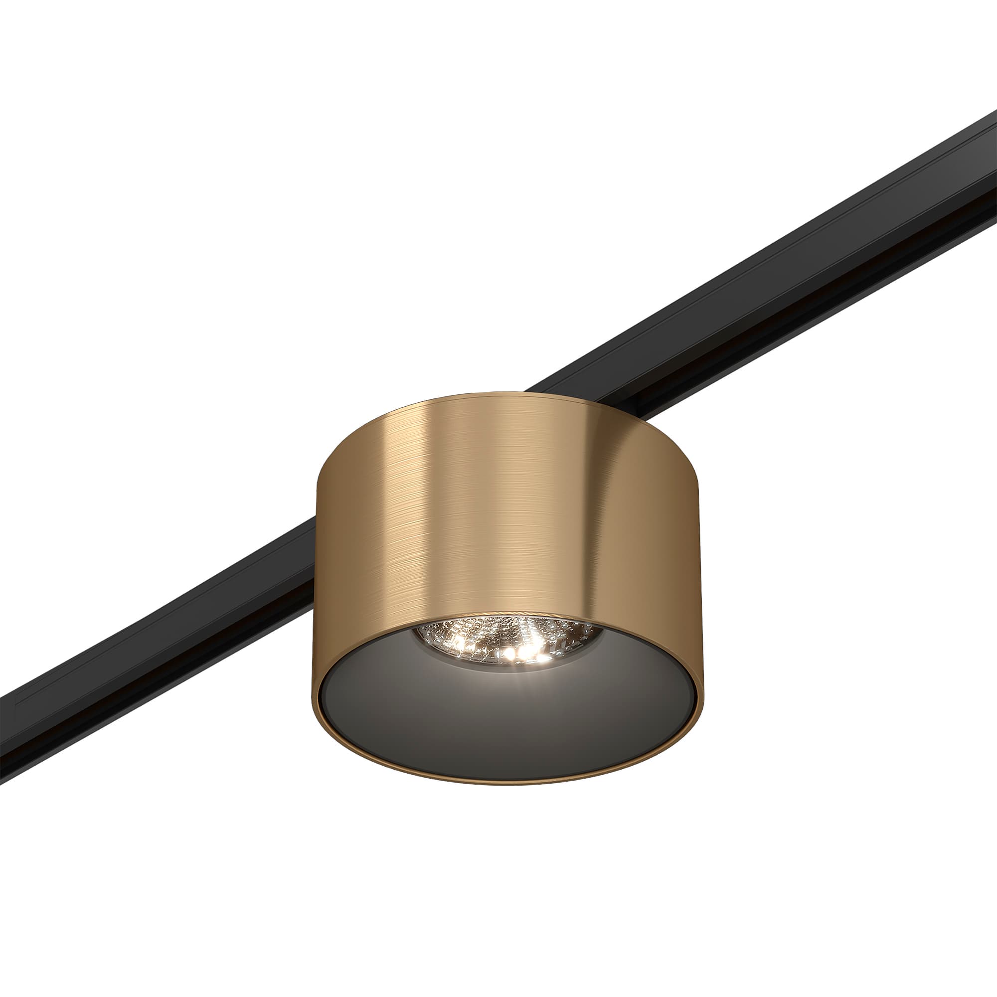 ST LUCE ST669.346.05 Магнитный трековый светильник Латунь LED 1*5W 4000K 350Lm Ra>90 36° IP20 D60xH38 24V