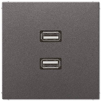 JUNG Накладка / вставка для розетки 2 x USB MAAL1153AN