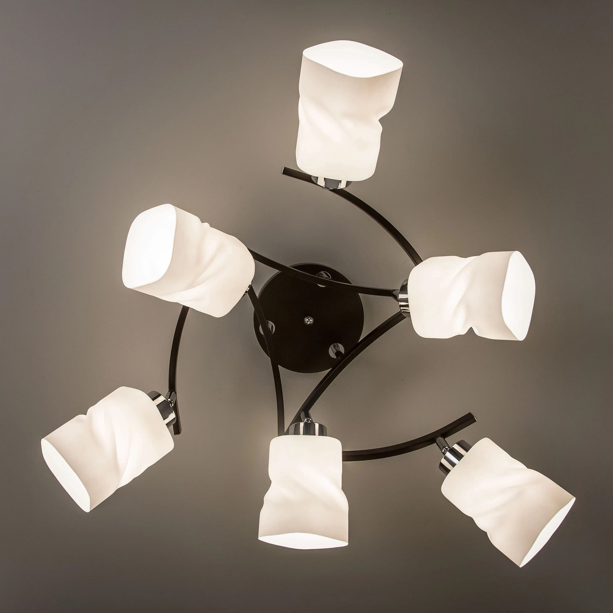 Citilux CL126162 Берта Хром+Венге Люстра — миниатюра 4