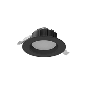 Varton Светодиодный светильник DL-01 круглый встраиваемый 120x65 мм 11 Вт 4000 K IP54 RAL9005 черный муар V1-R0-T0011-10000-4401140