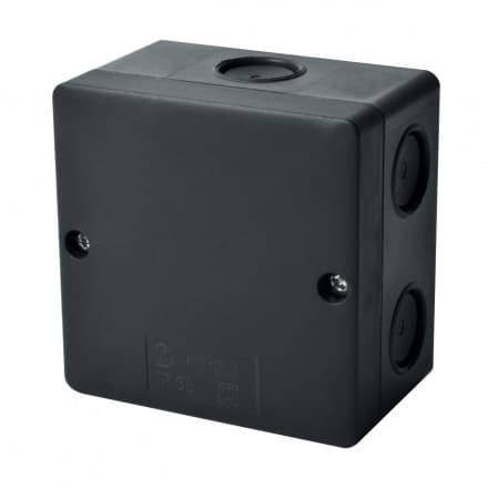 Kopos Коробка распределительная KSK 80 UV HF (FA) для О/П черная 80x80x55мм IP66 KSK 80_FA