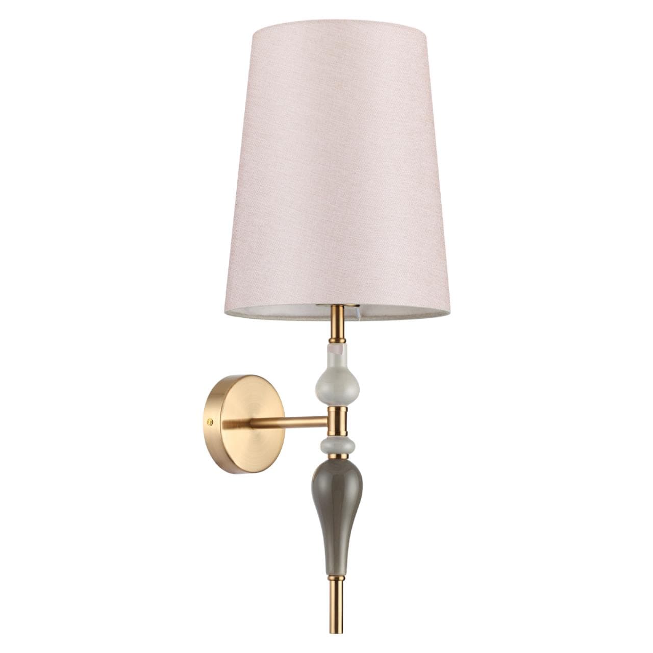 Odeon Light 5040/1W CLASSIC ODL24 305 античн.бронза/беж.абажур/металл/керамика Бра E27 1*60W HOMI