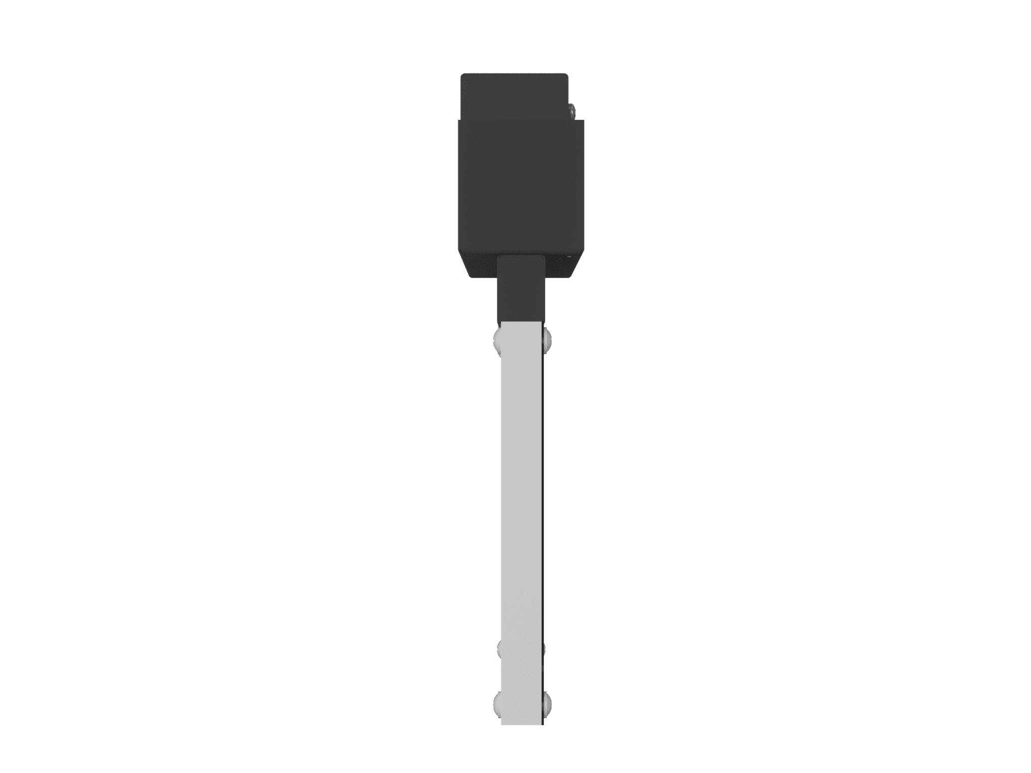 Белый свет Световой указатель BS-NEXTRINO-10-S1-ELON Black a17028 — миниатюра 4