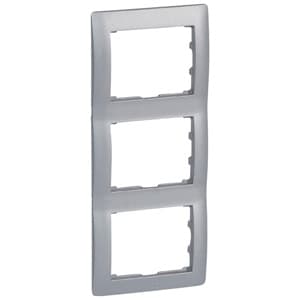Legrand Galea Life Алюминий Рамка 3-я, вертикальная 771307 — миниатюра 2