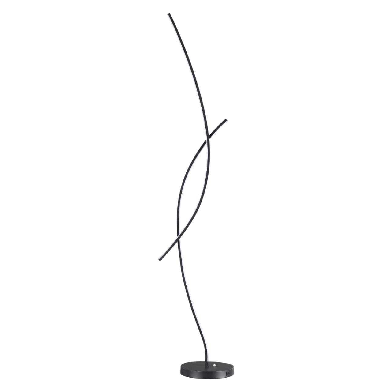 Lumion 5693/24FL LEDIO LN23 черный Торшер LED 24W 4600Лм 3000-6000K с пультом ДУ 220V NYX