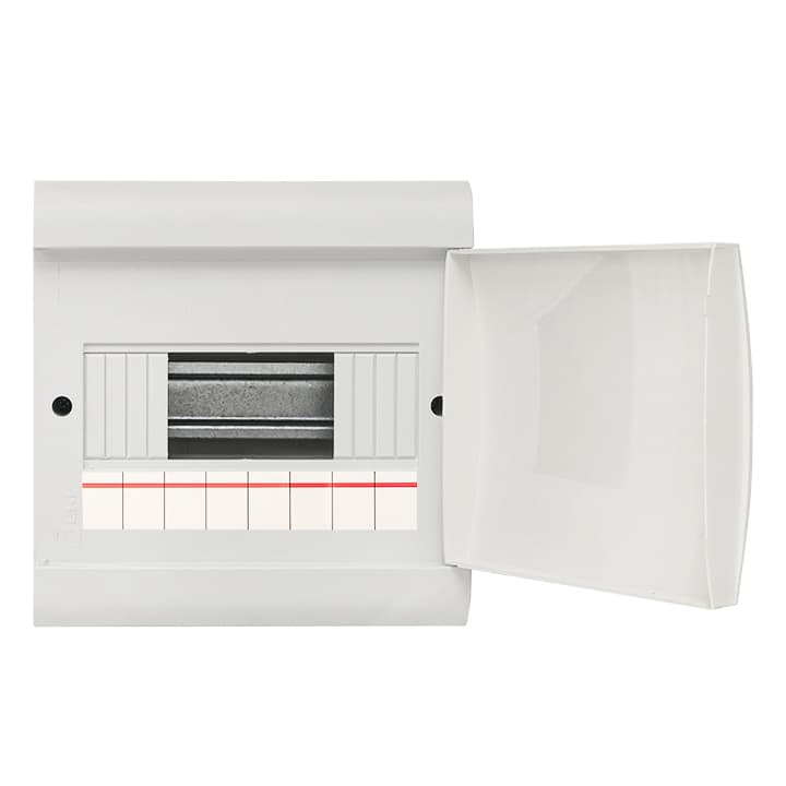 EKF Щит распределительный ЩРН-П-8 "SlimBox" белая дверца IP41 — миниатюра 9