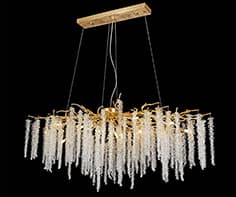 Kink Light 07871-150LD,33 Люстра Шанти золото w150*48 h200 G9 16*7W