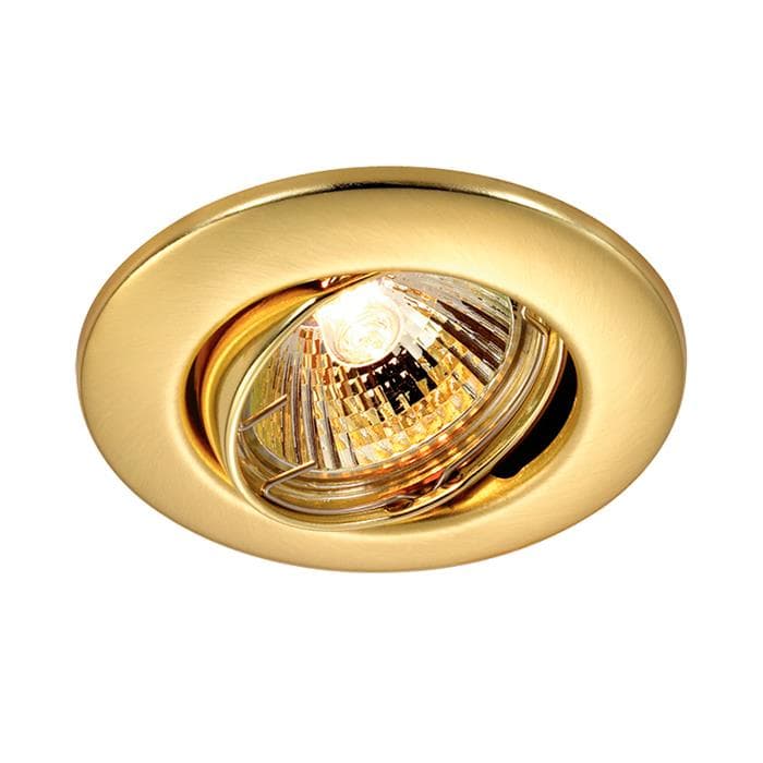 Novotech 369695 NT12 274 золото Встраиваемый ПВ светильник IP20 GX5.3 50W 12V CLASSIC