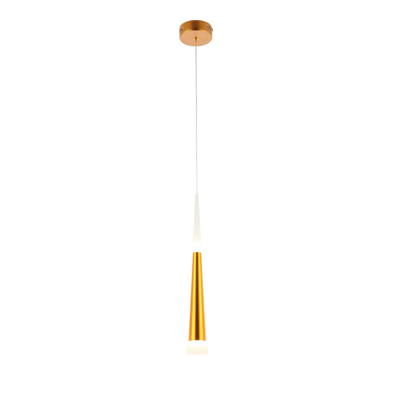 Evoluce SLE200103-01 Светильник подвесной Белый/Золотой, Белый LED 1*7W — миниатюра 2