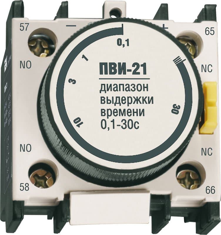 IEK Приставка ПВИ-13 задержка на вкл. 0,1-3сек. 1з+1р