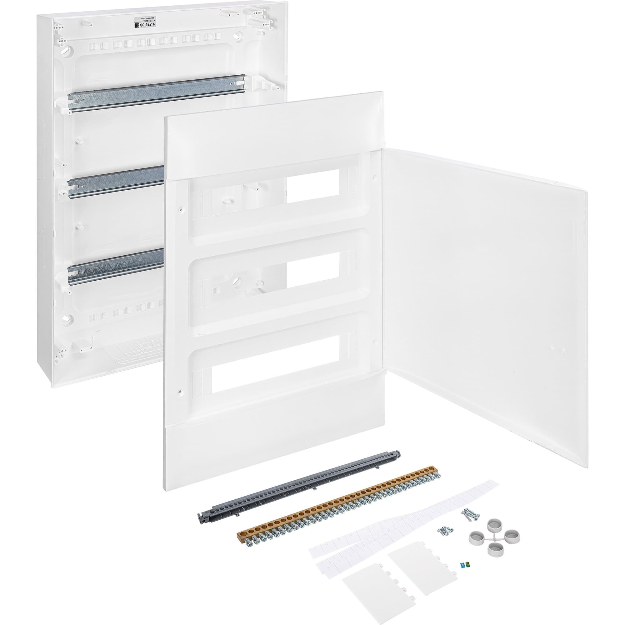 Legrand Practibox S Пластиковый щиток Навесной 3X18 Белая дверь 137608 — миниатюра 5