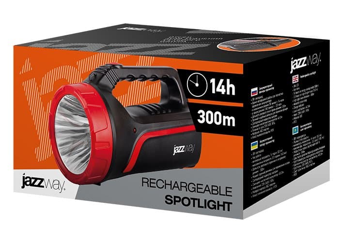 Jazzway Фонарь Accu6-L3W .5014879 — миниатюра 2