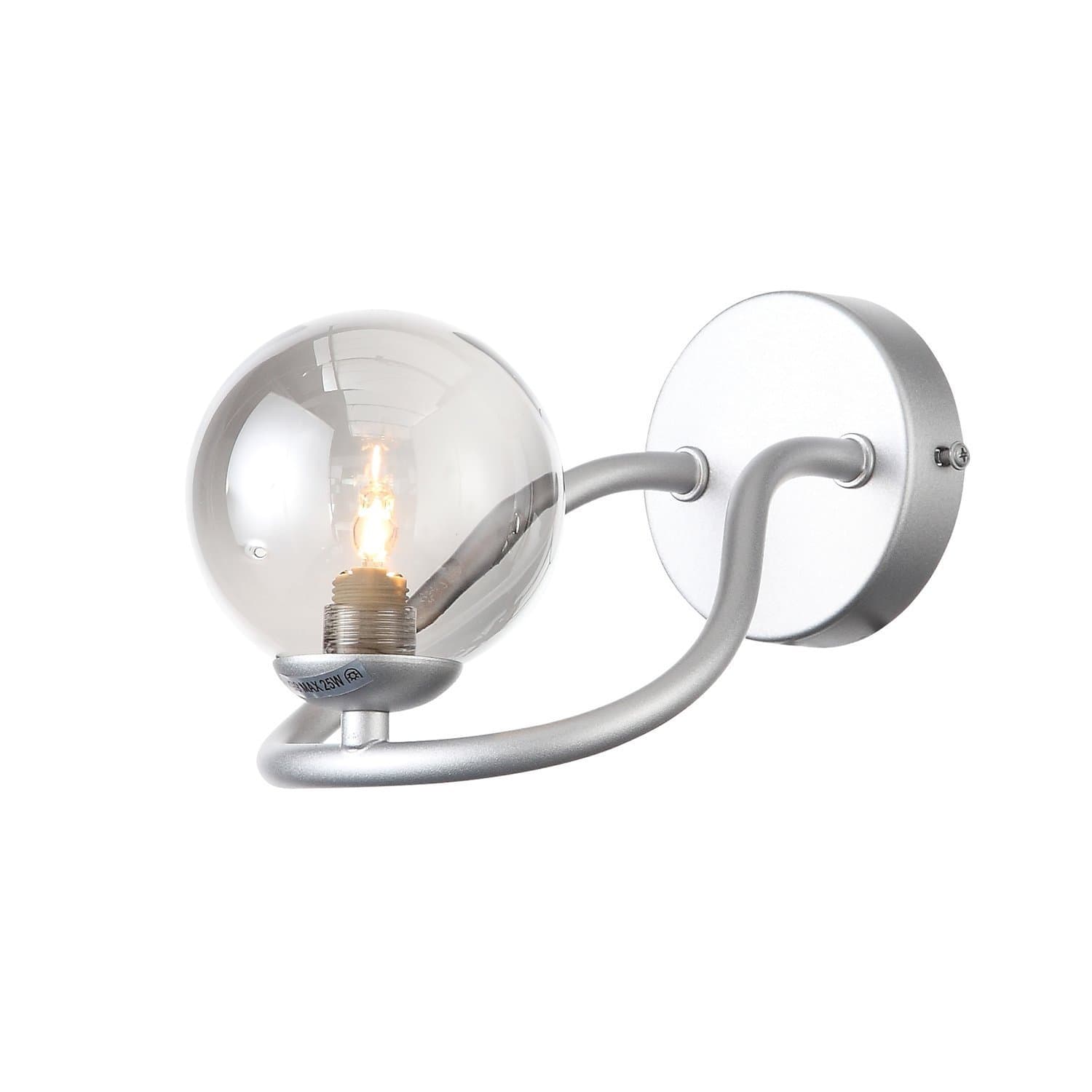 ST Luce SL1502.101.01 Светильник настенный Хром/Дымчатый G9 1*3W — миниатюра 1