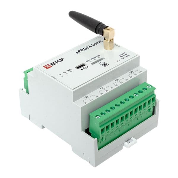 EKF Контроллер удаленного управления 6вх/4вых Wi-Fi GSM 230 В ePRO24 Omni — миниатюра 12