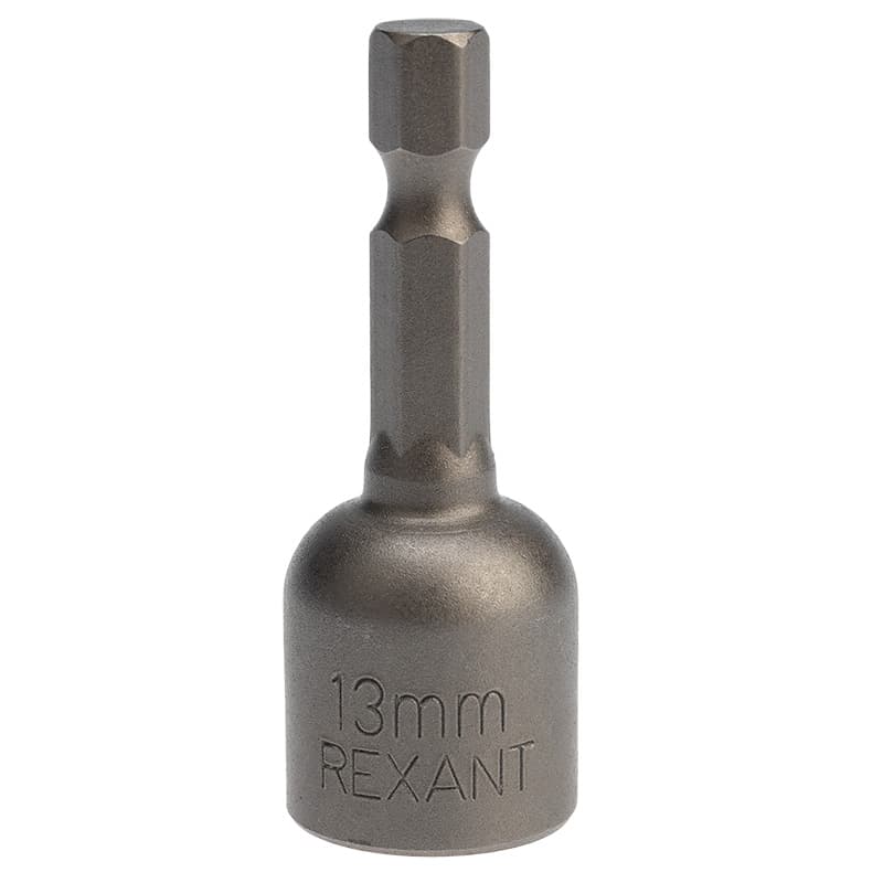 Ключ-насадка 13х48 мм, 1/4" магнитная (упак. 20 шт.) Rexant 92-0404