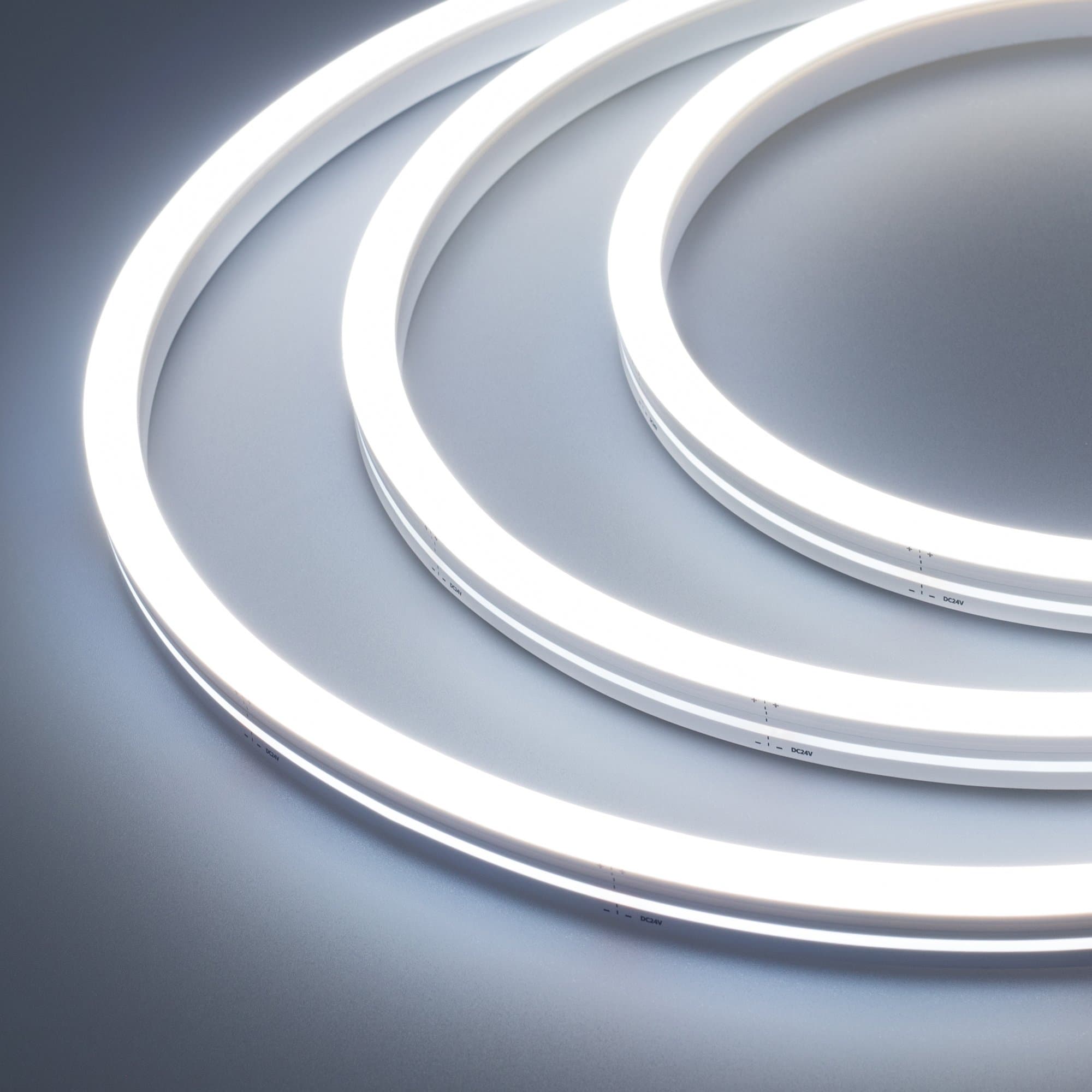 Arlight Гибкий неон ARL-MOONLIGHT-1712-SIDE 24V White-MIX (12 Вт/м, IP67) 029801 — миниатюра 3