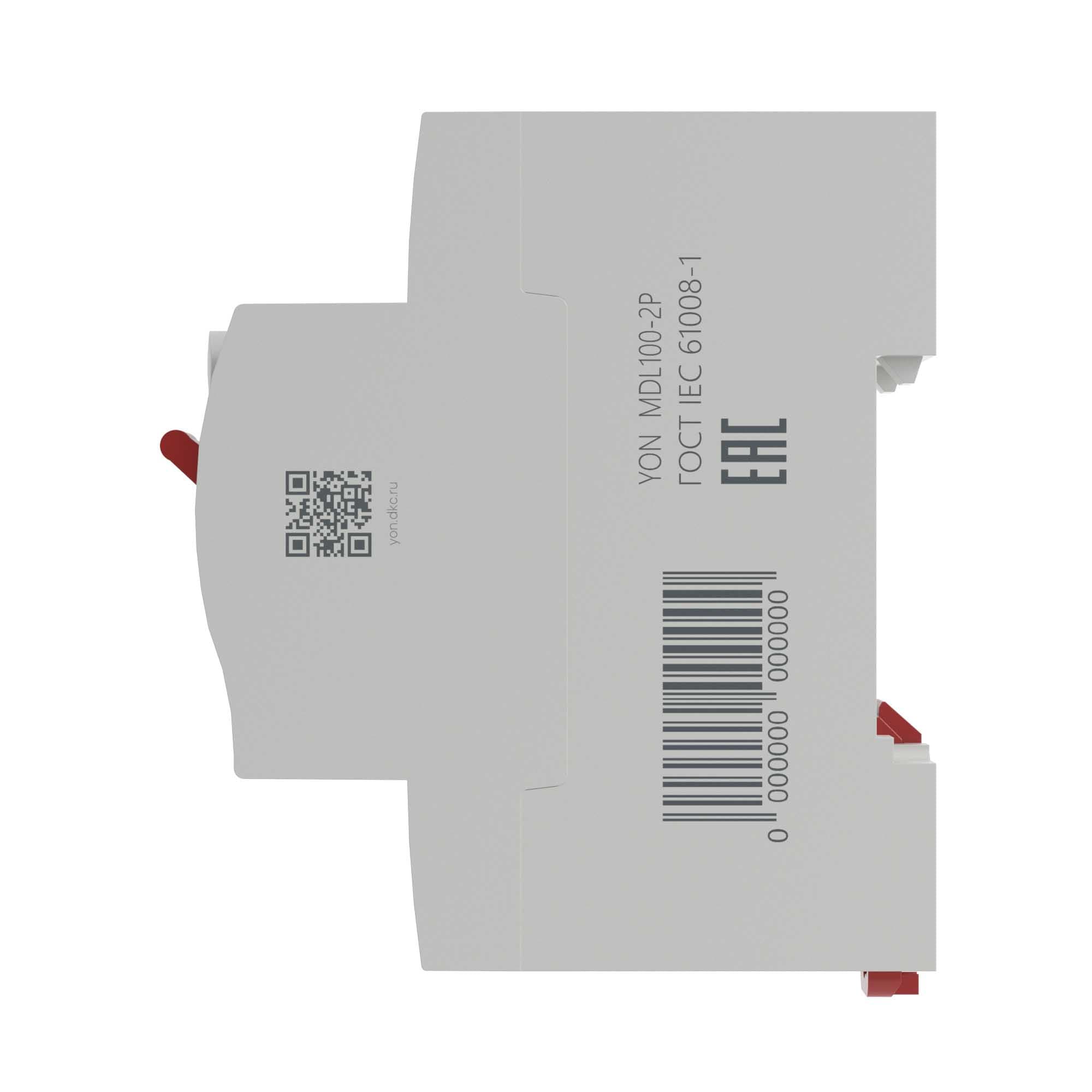 DKC Устройство защитного отключения УЗО YON MDL100 2P 25А 30mA тип A — миниатюра 4