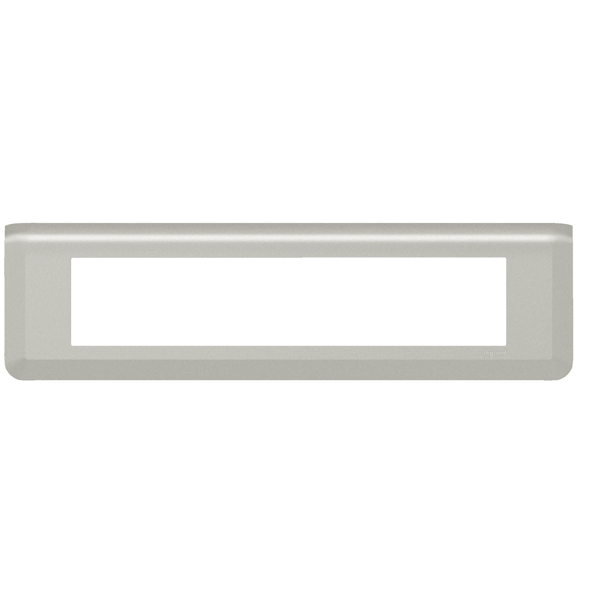 Legrand Mosaiс Рамка - Программа Mosaic - 10 модулей - алюминий 079310L